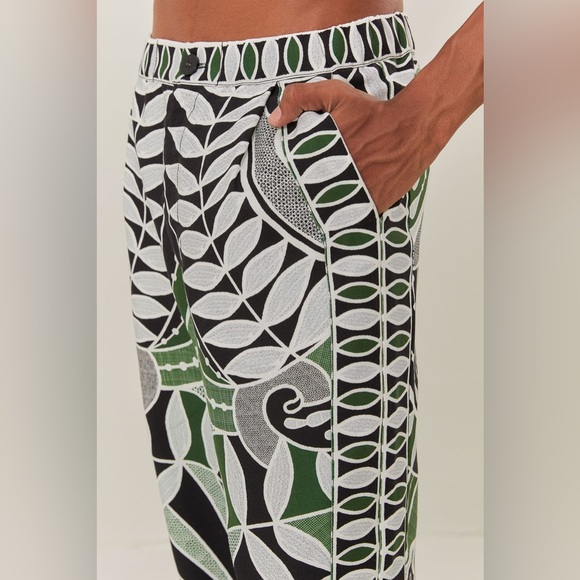 FARM RIO Black Lace Nature Pants - Picture 4 of 5